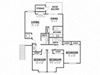 Ridgegate Apartments Cypress 2D Floor Plan Ridgegate Apartments Cypress 2D Floor Plan